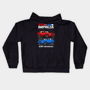 Impreza WRX Drift Car Kids Hoodie